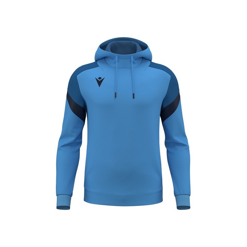SUDADERA CON CAPUCHA MACRON ALCHEMIST COLOR AZUL CIELO