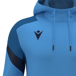 SUDADERA CON CAPUCHA MACRON ALCHEMIST COLOR AZUL CIELO