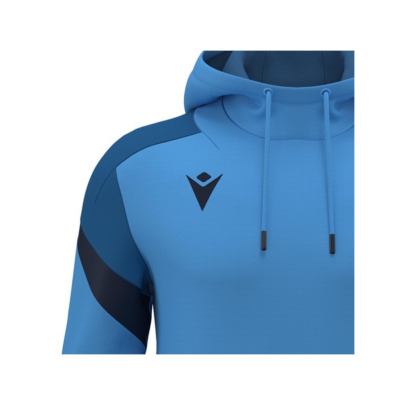 SUDADERA CON CAPUCHA MACRON ALCHEMIST COLOR AZUL CIELO