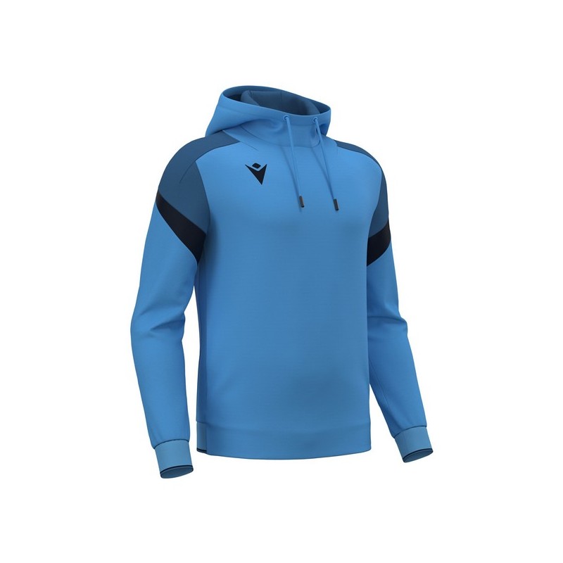 SUDADERA CON CAPUCHA MACRON ALCHEMIST COLOR AZUL CIELO