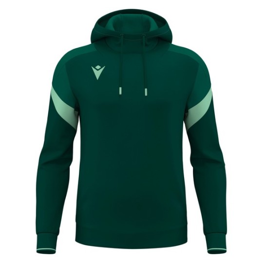 SUDADERA CON CAPUCHA MACRON ALCHEMIST COLOR VERDE BOTELLA