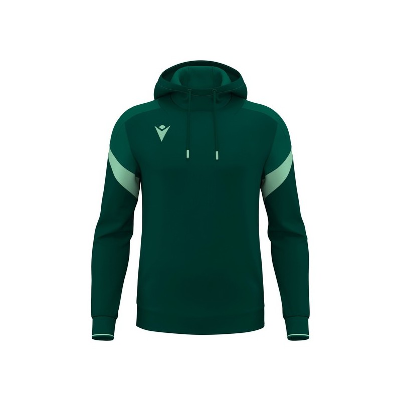 SUDADERA CON CAPUCHA MACRON ALCHEMIST COLOR VERDE BOTELLA