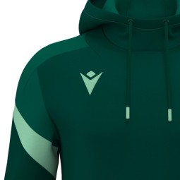 SUDADERA CON CAPUCHA MACRON ALCHEMIST COLOR VERDE BOTELLA