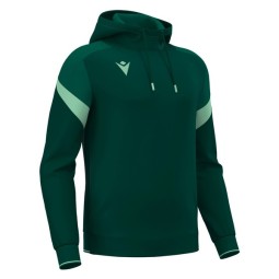 SUDADERA CON CAPUCHA MACRON ALCHEMIST COLOR VERDE BOTELLA