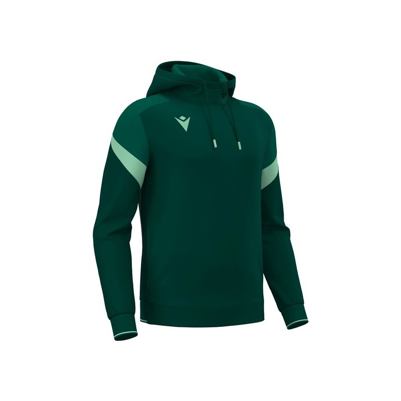 SUDADERA CON CAPUCHA MACRON ALCHEMIST COLOR VERDE BOTELLA