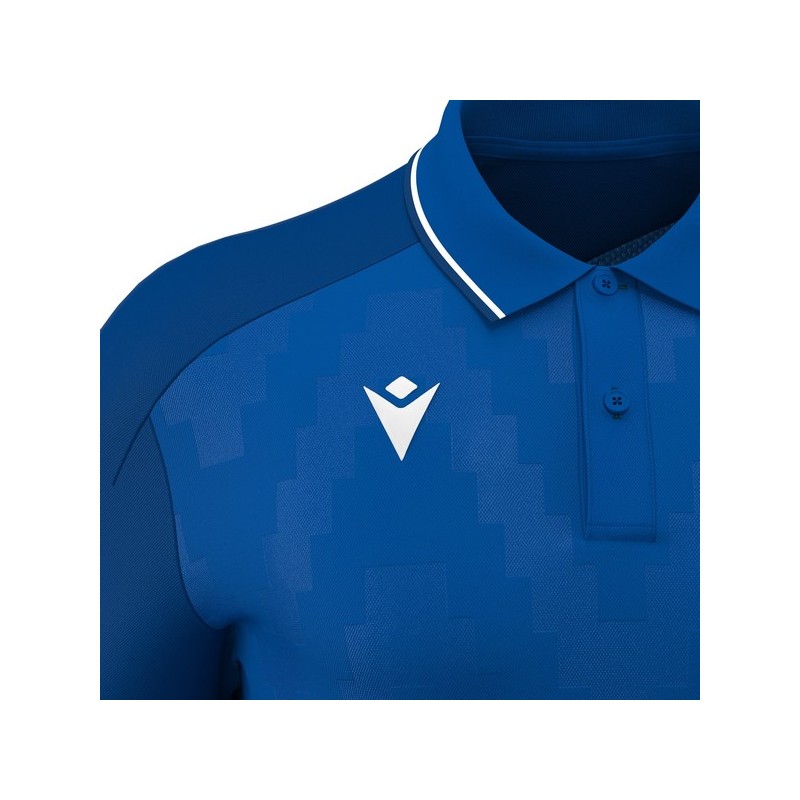 POLO MACRON ECHOES COLOR AZUL REAL