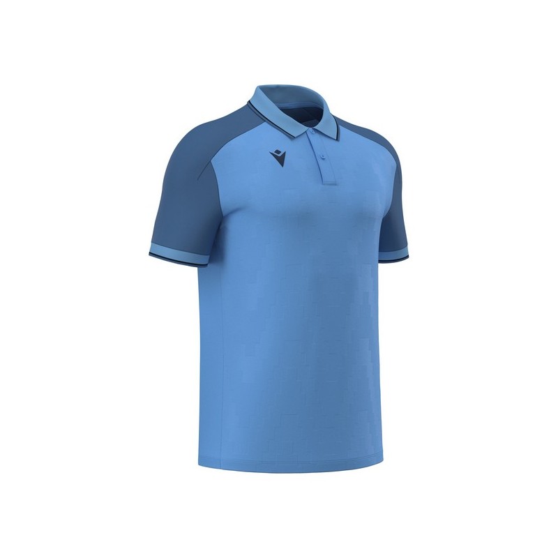 POLO MACRON ECHOES COLOR BLAU CEL
