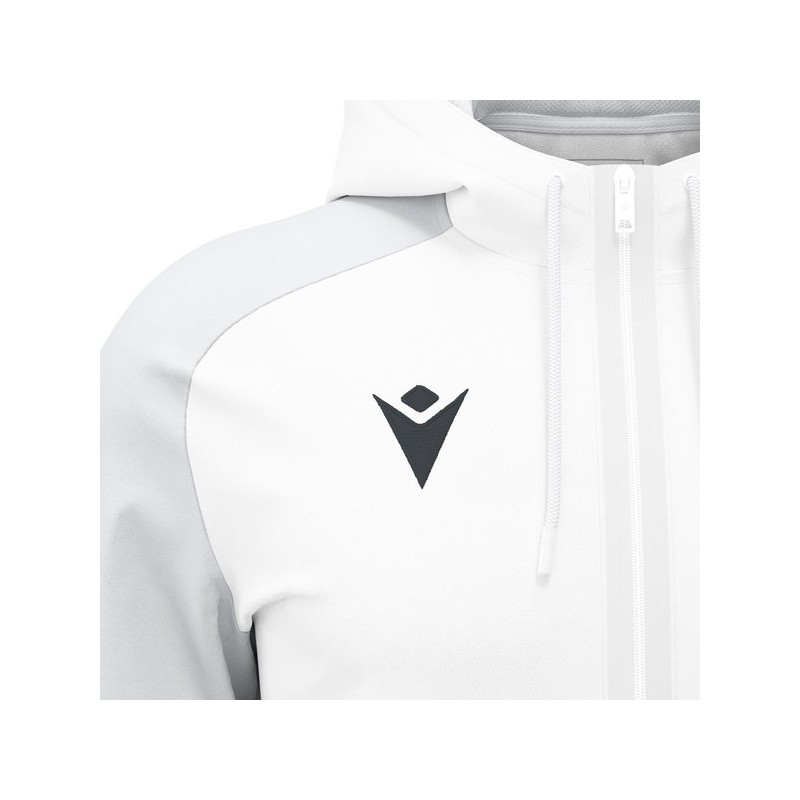CHAQUETA CON CAPUCHA MACRON CHRONOS COLOR BLANC