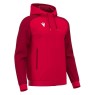 CHAQUETA CON CAPUCHA MACRON CHRONOS COLOR ROJO