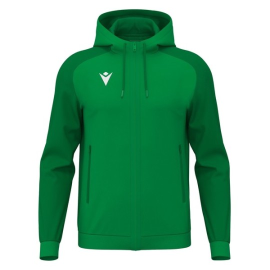 CHAQUETA CON CAPUCHA MACRON CHRONOS COLOR VERDE