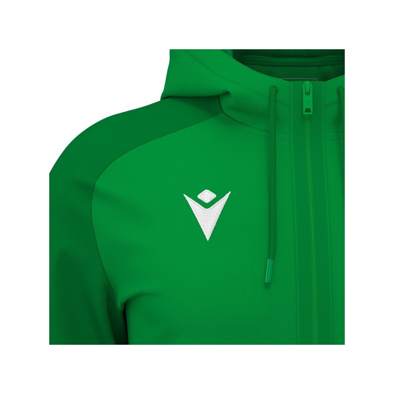 CHAQUETA CON CAPUCHA MACRON CHRONOS COLOR VERDE