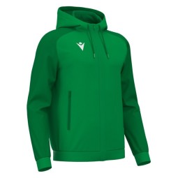 CHAQUETA CON CAPUCHA MACRON CHRONOS COLOR VERDE