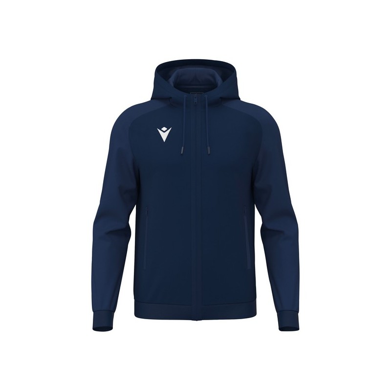 CHAQUETA CON CAPUCHA MACRON CHRONOS COLOR AZUL MARINO