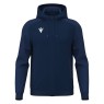 CHAQUETA CON CAPUCHA MACRON CHRONOS COLOR AZUL MARINO