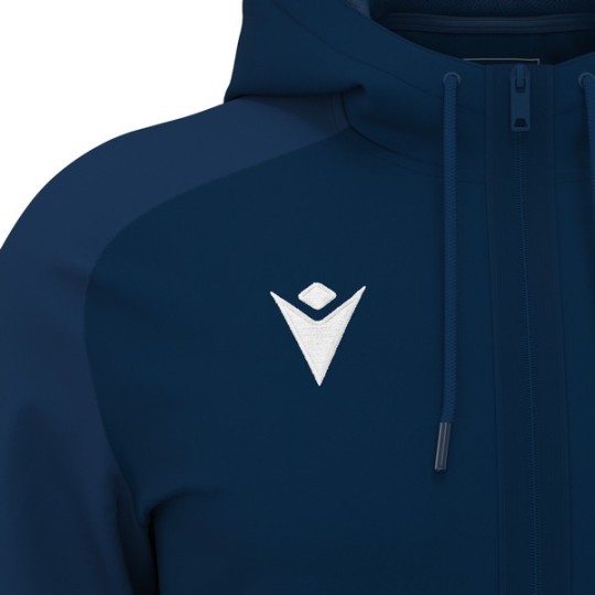 CHAQUETA CON CAPUCHA MACRON CHRONOS COLOR AZUL MARINO