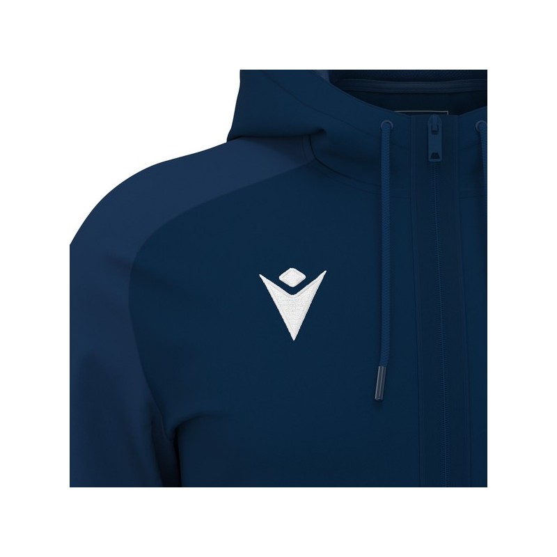 CHAQUETA CON CAPUCHA MACRON CHRONOS COLOR AZUL MARINO