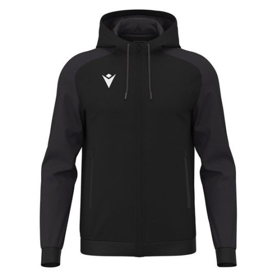 JAQUETA AMB CAPUTXA I CREMALLERA MACRON CHRONOS COLOR NEGRE