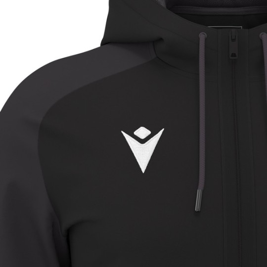 JAQUETA AMB CAPUTXA I CREMALLERA MACRON CHRONOS COLOR NEGRE
