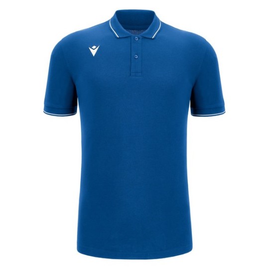 POLO MACRON DE COTÓ COMEDY ECO MASCULÍ COLOR BLAU ROYAL