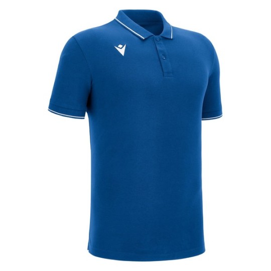 POLO MACRON DE ALGODÓN COMEDY ECO COLOR AZUL REAL