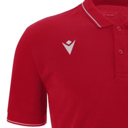 POLO MACRON DE ALGODÓN COMEDY ECO COLOR ROJO