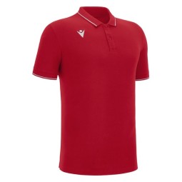 POLO MACRON DE ALGODÓN COMEDY ECO COLOR ROJO