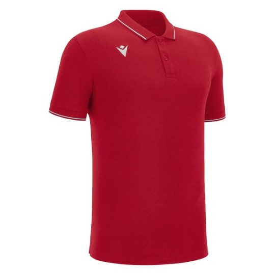 POLO MACRON DE ALGODÓN COMEDY ECO COLOR ROJO