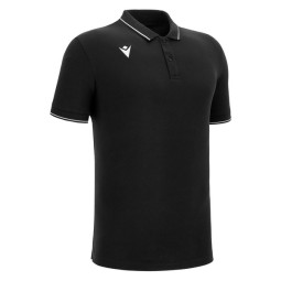 POLO MACRON DE ALGODÓN COMEDY ECO COLOR NEGRO