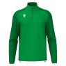 SUDADERA MACRON ISEN MEDIA CREMALLERA COLOR VERDE