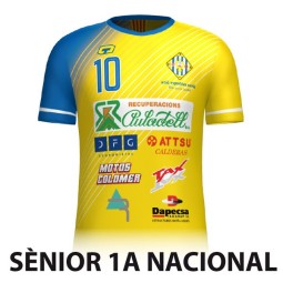 CAMISETA 2A EQUIPACIÓN SÉNIOR MASCULINO UE SARRIÀ