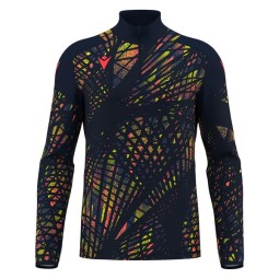 SUDADERA MEDIA CREMALLERA MACRON STARFALL COLOR AZUL MARINO