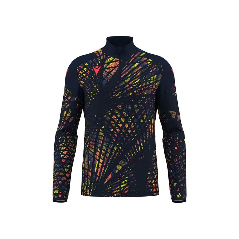 SUDADERA MEDIA CREMALLERA MACRON STARFALL COLOR AZUL MARINO