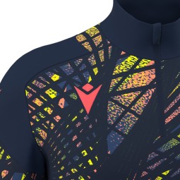 SUDADERA MEDIA CREMALLERA MACRON STARFALL COLOR AZUL MARINO