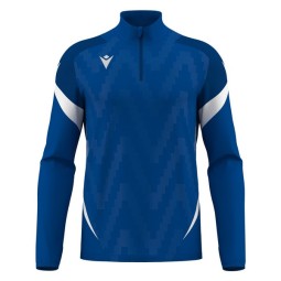 SUDADERA MEDIA CREMALLERA MACRON STARFALL COLOR AZUL REAL