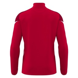 SUDADERA MEDIA CREMALLERA MACRON STARFALL COLOR ROJO