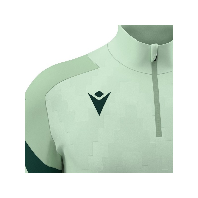 SUDADERA MEDIA CREMALLERA MACRON STARFALL COLOR VERDE MENTA