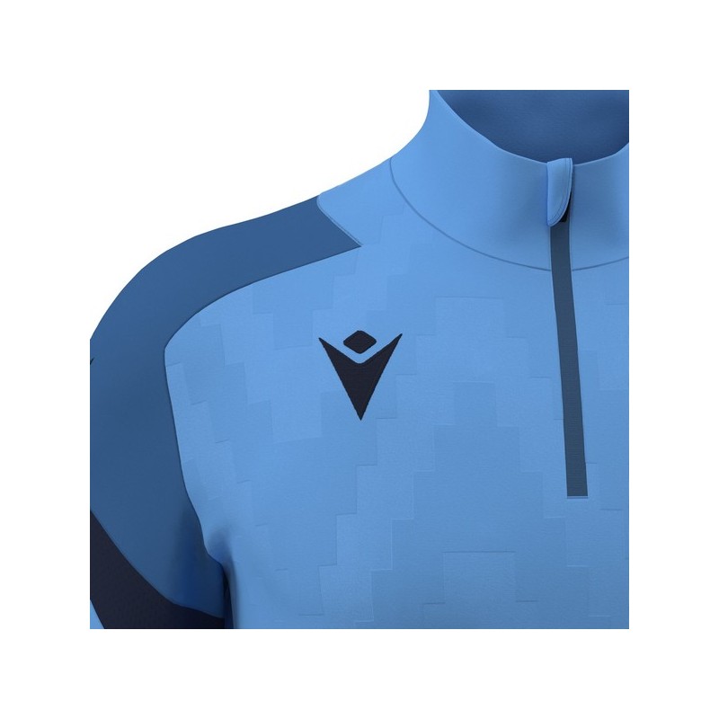 SUDADERA MEDIA CREMALLERA MACRON STARFALL COLOR AZUL CELESTE