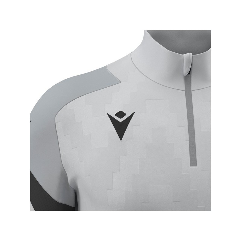 SUDADERA MEDIA CREMALLERA MACRON STARFALL COLOR GRIS