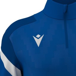 SUDADERA MEDIA CREMALLERA MACRON HOLLOW COLOR AZUL REAL