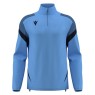 SUDADERA MEDIA CREMALLERA MACRON HOLLOW COLOR AZUL CELESTE