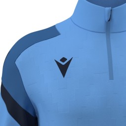 SUDADERA MEDIA CREMALLERA MACRON HOLLOW COLOR AZUL CELESTE