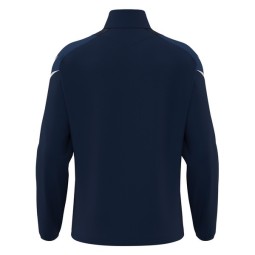 SUDADERA MEDIA CREMALLERA MACRON HOLLOW COLOR AZUL MARINO Y BLANCO