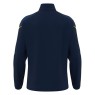 SUDADERA MEDIA CREMALLERA MACRON HOLLOW COLOR AZUL MARINO Y AMARILLO
