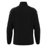 SUDADERA MEDIA CREMALLERA MACRON HOLLOW COLOR NEGRO Y AMARILLO