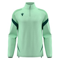 SUDADERA MEDIA CREMALLERA MACRON HOLLOW COLOR VERDE MENTA