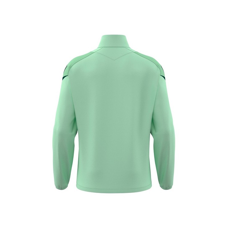 SUDADERA MEDIA CREMALLERA MACRON HOLLOW COLOR VERDE MENTA