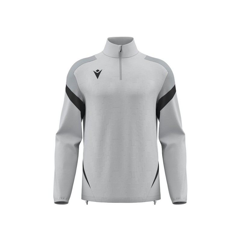 SUDADERA MEDIA CREMALLERA MACRON HOLLOW COLOR GRIS