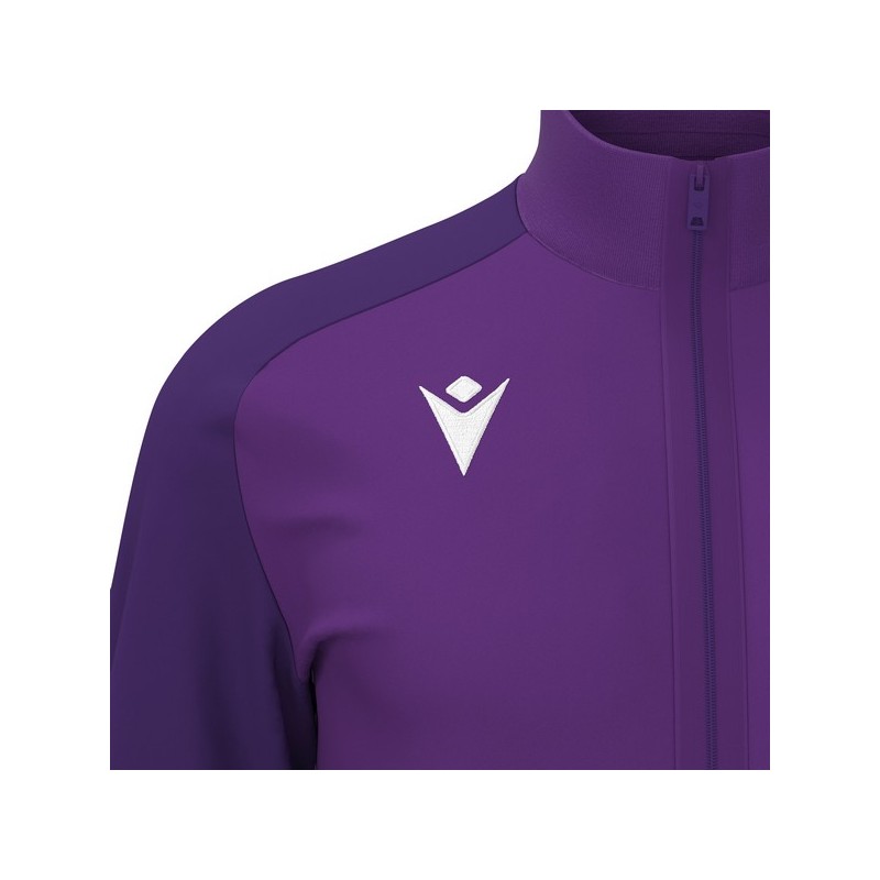 CHAQUETA DE CHANDALL MACRON AMB CREMALLERA ANUBIS COLOR LILA