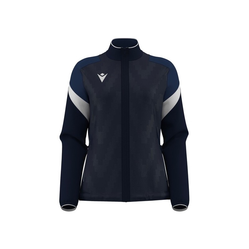CHAQUETA FEMENINA MACRON ATHENA COLOR AZUL MARINO