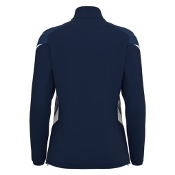 SUDADERA FEMENINA MEDIA CREMALLERA MACRON LEONA COLOR AZUL MARINO